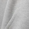 Sudadera con capucha y cremallera Oversized Scuba – Gris jaspeado