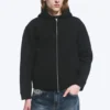 Sudadera con capucha y cremallera Scuba – Negro Sudadera con capucha y cremallera Scuba – Negro
