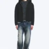 Sudadera con capucha y cremallera Scuba – Negro Sudadera con capucha y cremallera Scuba – Negro