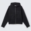Sudadera con capucha y cremallera Simon Con estampados Scuba – Azul marino oscuro Sudadera con capucha y cremallera Simon Con estampados Scuba – Azul marino oscuro