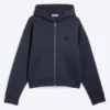 Sudadera con capucha y cremallera Simon Con estampados Scuba – Azul oscuro – Tristar Sudadera con capucha y cremallera Simon Con estampados Scuba – Azul oscuro – Tristar