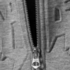 Sudadera con capucha y cremallera Simon Con estampados Scuba – Gris jaspeado – Stardust Sudadera con capucha y cremallera Simon Con estampados Scuba – Gris jaspeado – Stardust