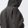 Sudadera con capucha y cremallera Simon Con estampados Scuba – Gris oscuro – Bordada Sudadera con capucha y cremallera Simon Con estampados Scuba – Gris oscuro – Bordada