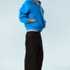 Sudadera con capucha y cremallera Simon Scuba – Azul brillante Sudadera con capucha y cremallera Simon Scuba – Azul brillante