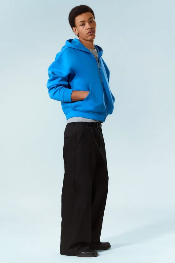 Sudadera con capucha y cremallera Simon Scuba – Azul brillante Sudadera con capucha y cremallera Simon Scuba – Azul brillante