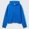 Sudadera con capucha y cremallera Simon Scuba – Azul brillante Sudadera con capucha y cremallera Simon Scuba – Azul brillante