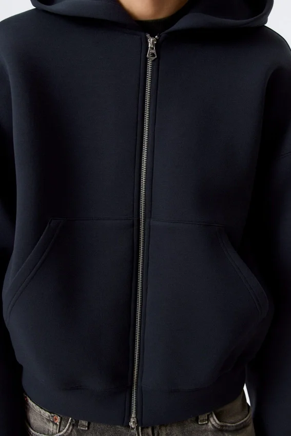 Sudadera con capucha y cremallera Simon Scuba – Azul oscuro Sudadera con capucha y cremallera Simon Scuba – Azul oscuro
