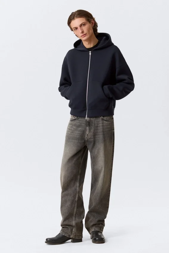 Sudadera con capucha y cremallera Simon Scuba – Azul oscuro Sudadera con capucha y cremallera Simon Scuba – Azul oscuro