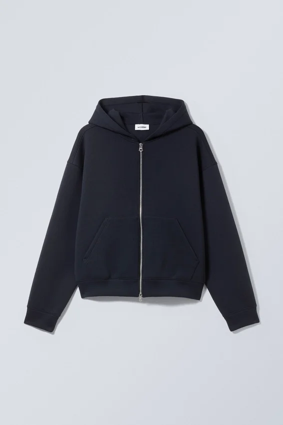 Sudadera con capucha y cremallera Simon Scuba – Azul oscuro Sudadera con capucha y cremallera Simon Scuba – Azul oscuro