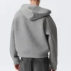 Sudadera con capucha y cremallera Simon Scuba – Gris jaspeado Sudadera con capucha y cremallera Simon Scuba – Gris jaspeado