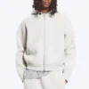 Sudadera con capucha y cremallera Simon Scuba – Light Dusty Mole Sudadera con capucha y cremallera Simon Scuba – Light Dusty Mole