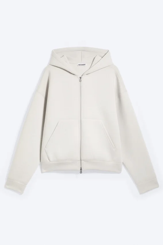 Sudadera con capucha y cremallera Simon Scuba – Light Dusty Mole Sudadera con capucha y cremallera Simon Scuba – Light Dusty Mole
