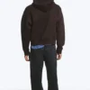 Sudadera con capucha y cremallera Simon Scuba – Marrón oscuro