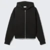 Sudadera con capucha y cremallera Simon Scuba – Negro