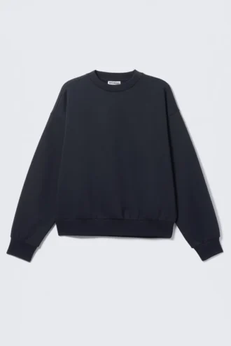 Sudadera de corte holgado – Azul marino oscuro