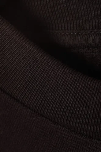 Sudadera de corte holgado – Marrón oscuro