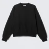 Sudadera de corte holgado – Negro Sudadera de corte holgado – Negro