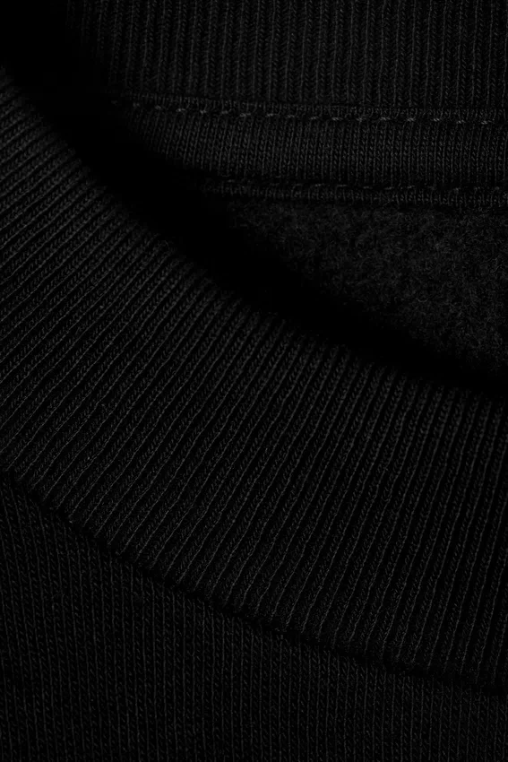 Sudadera de corte holgado – Negro Sudadera de corte holgado – Negro