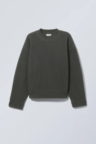 Sudadera de forro polar – Gris oscuro Sudadera de forro polar – Gris oscuro