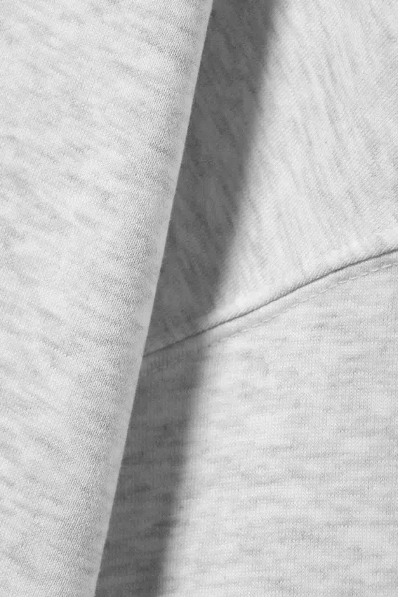 Sudadera de rizo holgada – Gris jaspeado Sudadera de rizo holgada – Gris jaspeado