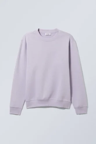 Sudadera estándar de peso medio – Morado claro apagado