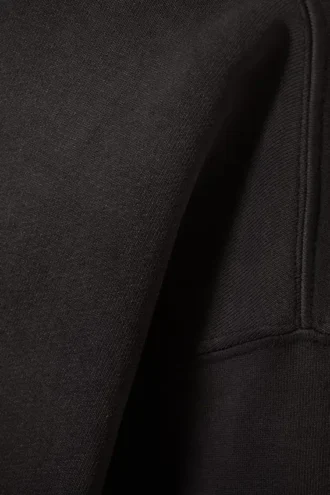 Sudadera holgada con efecto desgastado – Negro descolorido