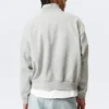 Sudadera holgada con media cremallera – Gris Sudadera holgada con media cremallera – Gris