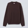 Sudadera holgada de peso grueso – Morado oscuro Sudadera holgada de peso grueso – Morado oscuro