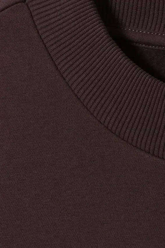 Sudadera holgada de peso grueso – Morado oscuro Sudadera holgada de peso grueso – Morado oscuro