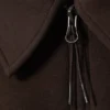 Sudadera holgada tipo polo con media cremallera – Marrón oscuro Sudadera holgada tipo polo con media cremallera – Marrón oscuro
