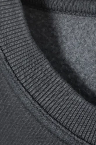 Sudadera oversize de tejido grueso – Azul/gris lavado Sudadera oversize de tejido grueso – Azul/gris lavado