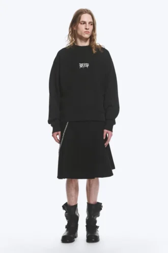 Sudadera oversize estampada de Yungblud – Negro apagado