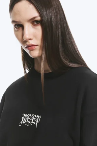 Sudadera oversize estampada de Yungblud – Negro apagado