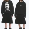 Sudadera oversize estampada de Yungblud – Negro apagado