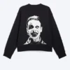 Sudadera oversize estampada de Yungblud – Negro apagado