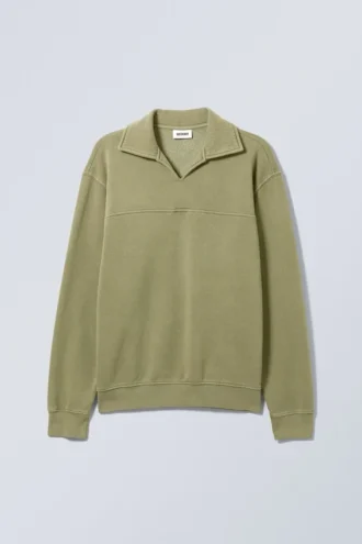 Sudadera polo Clark – Caqui