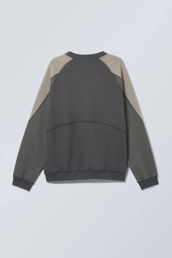 Sudadera Scott con bloques de color – Gris oscuro Sudadera Scott con bloques de color – Gris oscuro