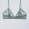 Sujetador bralette de encaje Zelda – Turquesa empolvado