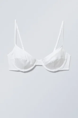 Sujetador con aros Molly – Blanco