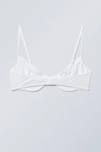 Sujetador con aros Molly – Blanco