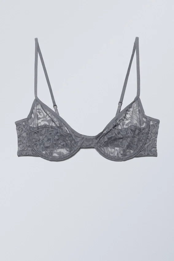 Sujetador con aros Molly – Gris oscuro Sujetador con aros Molly – Gris oscuro