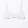 Sujetador con cuello redondo suave – Blanco Sujetador con cuello redondo suave – Blanco