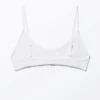 Sujetador con cuello redondo suave – Blanco Sujetador con cuello redondo suave – Blanco