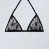 Sujetador de encaje con cuello halter – Negro Sujetador de encaje con cuello halter – Negro
