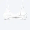 Sujetador halter de canalé suave – Blanco Sujetador halter de canalé suave – Blanco