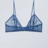 Sujetador tipo bralette con encaje Zelda – Azul Sujetador tipo bralette con encaje Zelda – Azul