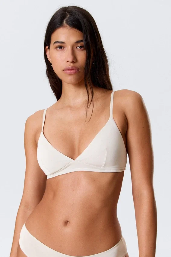 Sujetador triangular acolchado suave – Lavado claro Sujetador triangular acolchado suave – Lavado claro