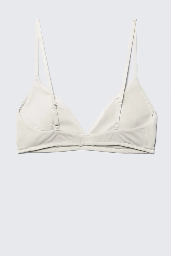 Sujetador triangular acolchado suave – Lavado claro Sujetador triangular acolchado suave – Lavado claro