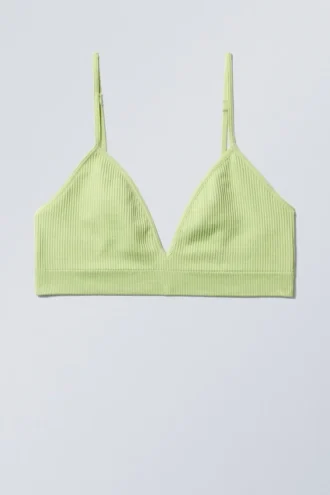 Sujetador triangular Cat – Verde claro