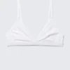Sujetador triangular de algodón suave – Blanco Sujetador triangular de algodón suave – Blanco